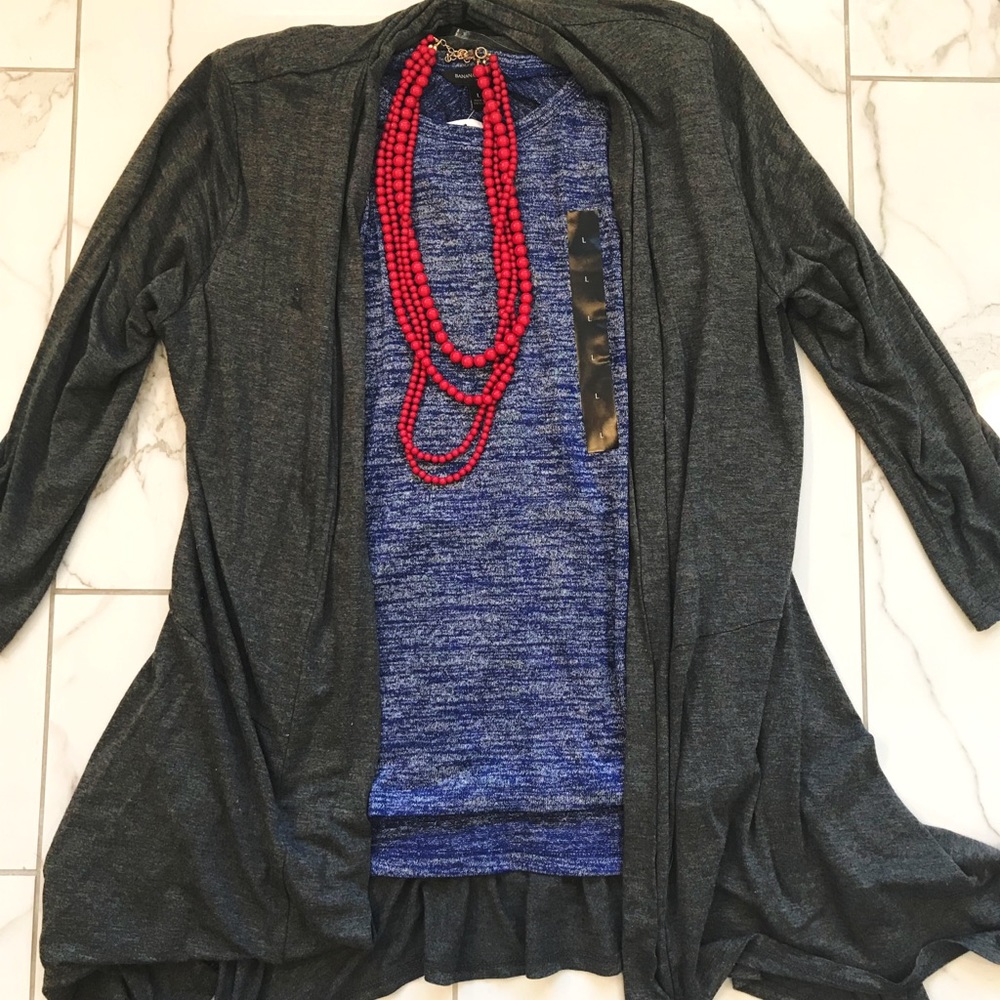 New Banana Republic Blue Tank sz. L